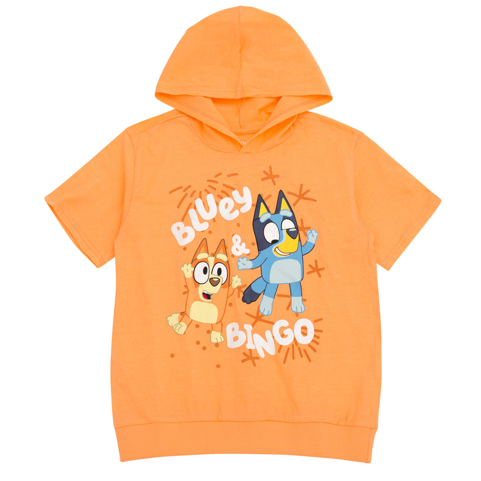 Bluey Boys' 2-Piece Hooded Tee and Joggers Set