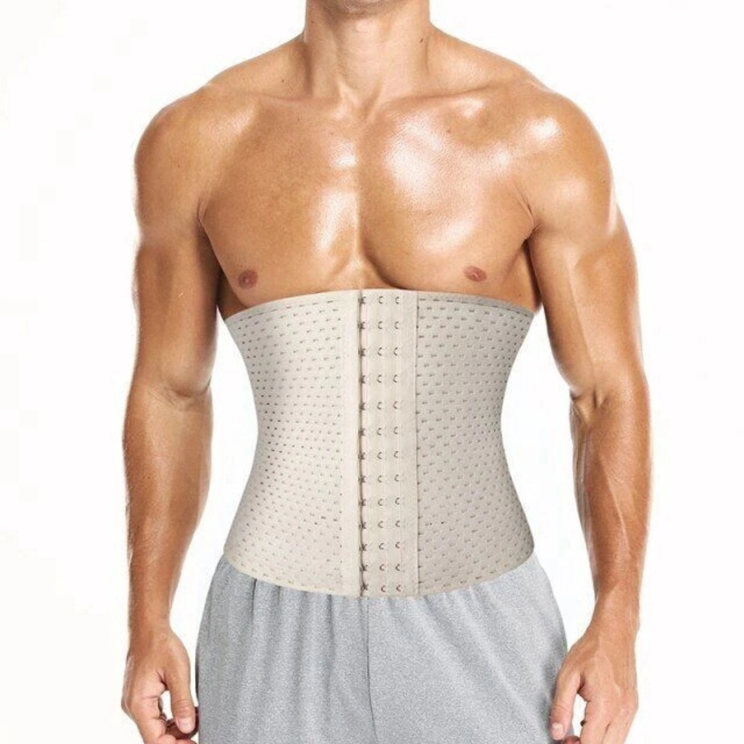 SS Design Men's Waist Trainer Body Shaper Tummy Girdle Belt Corset
