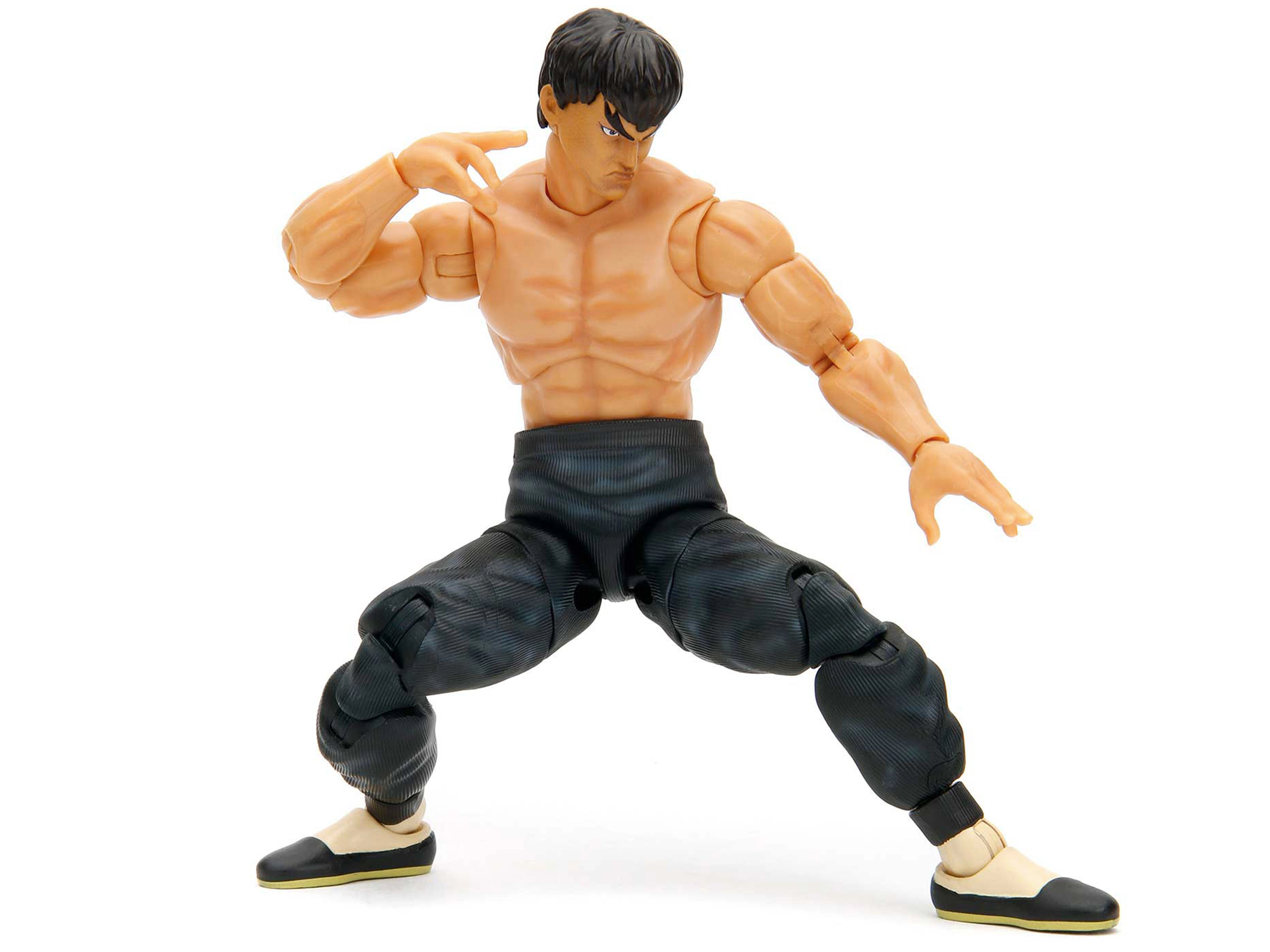 Jada Fei Long 6" Moveable Figure with Accessories and Alternate Head and Hands "Ultra Street Fighter II: The