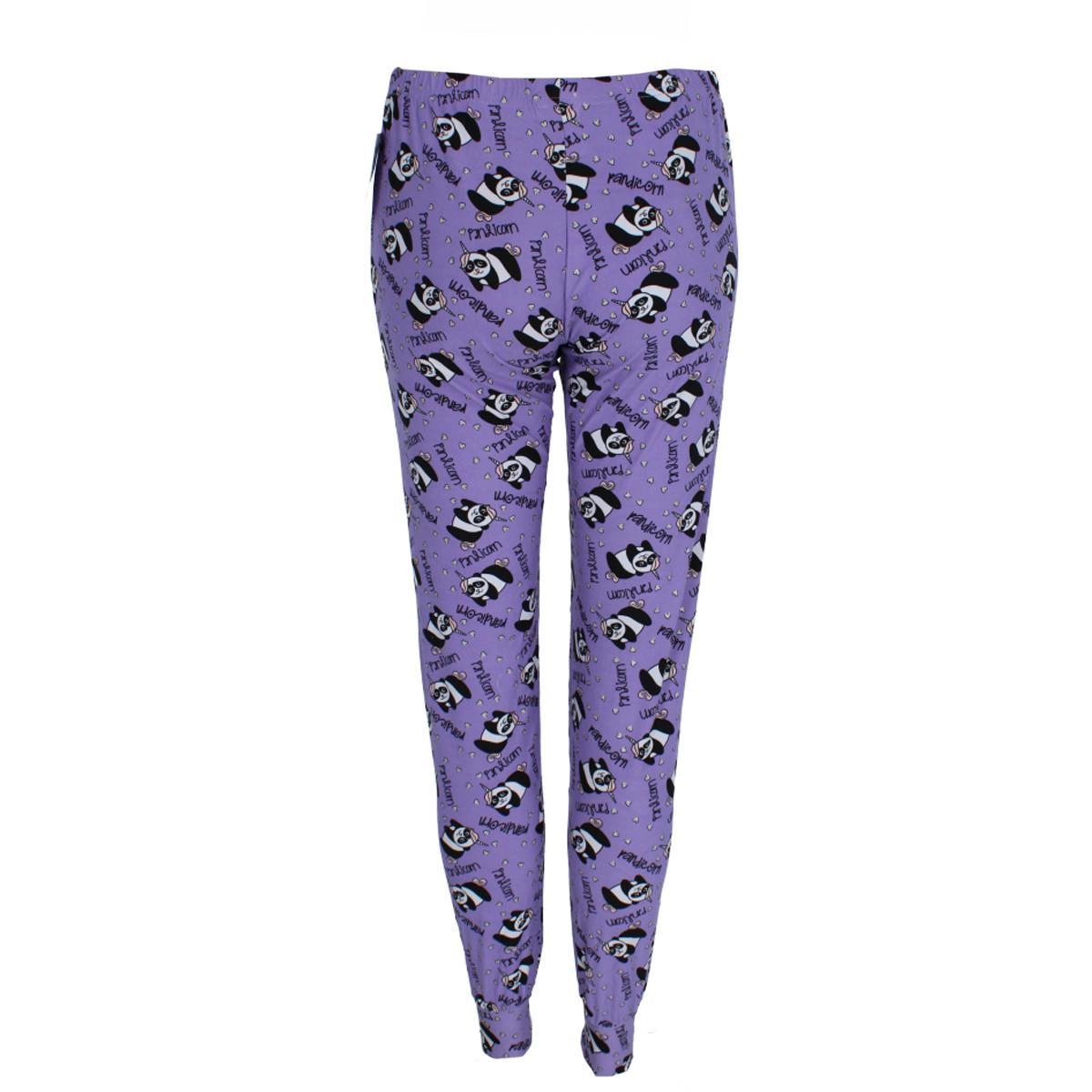 Roll Outta Bed Women's Panda Unicorn Jogger Lounge Pants