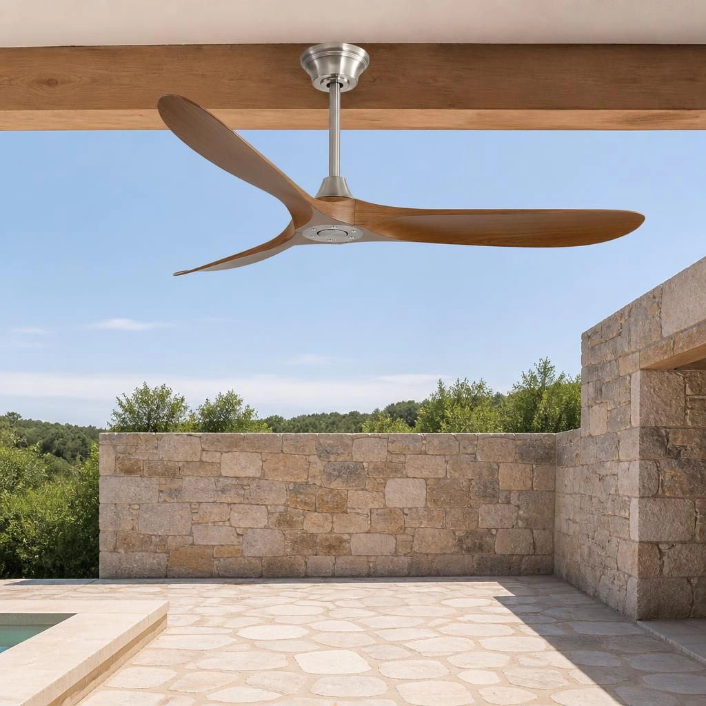 ELEMENT ACE 60 Inch Quiet Flush Mount Ceiling Fan