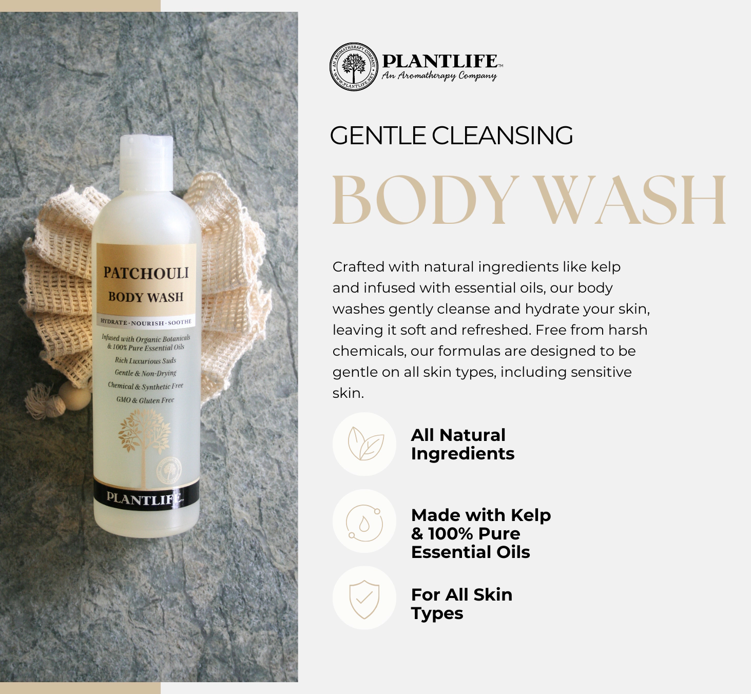 Plantlife Patchouli Body Wash