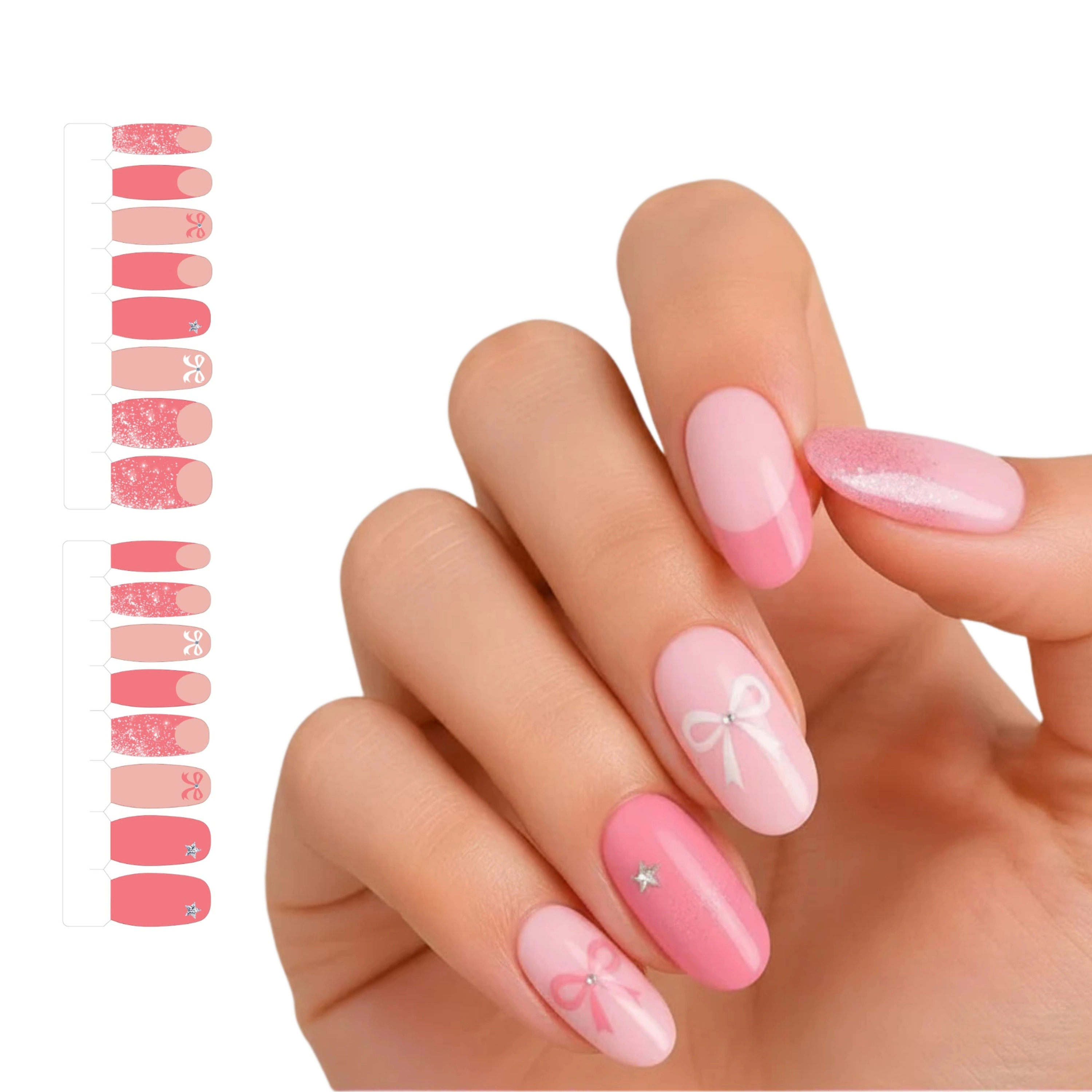 XPNail Women's Nail Polish Strips Blsh 16ct