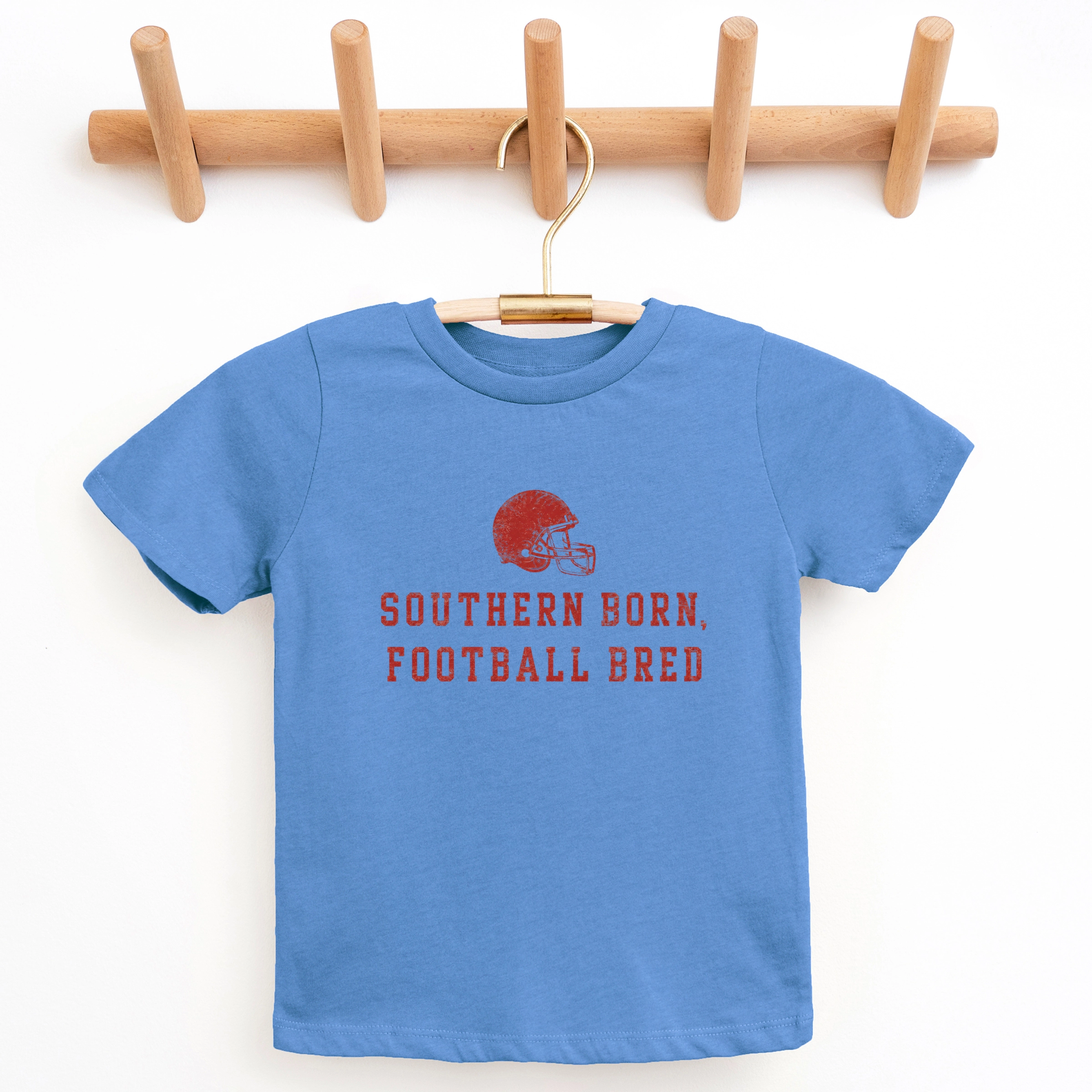 The Juniper Shop - Youth Short Sleeve Graphic T-Shirt Southern Born Football Bred Helmet