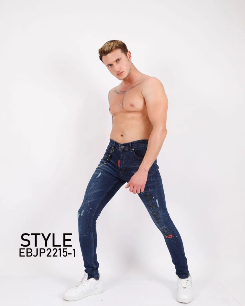 Elie Balleh Men's Stylish Branded Slim Fit Jeans