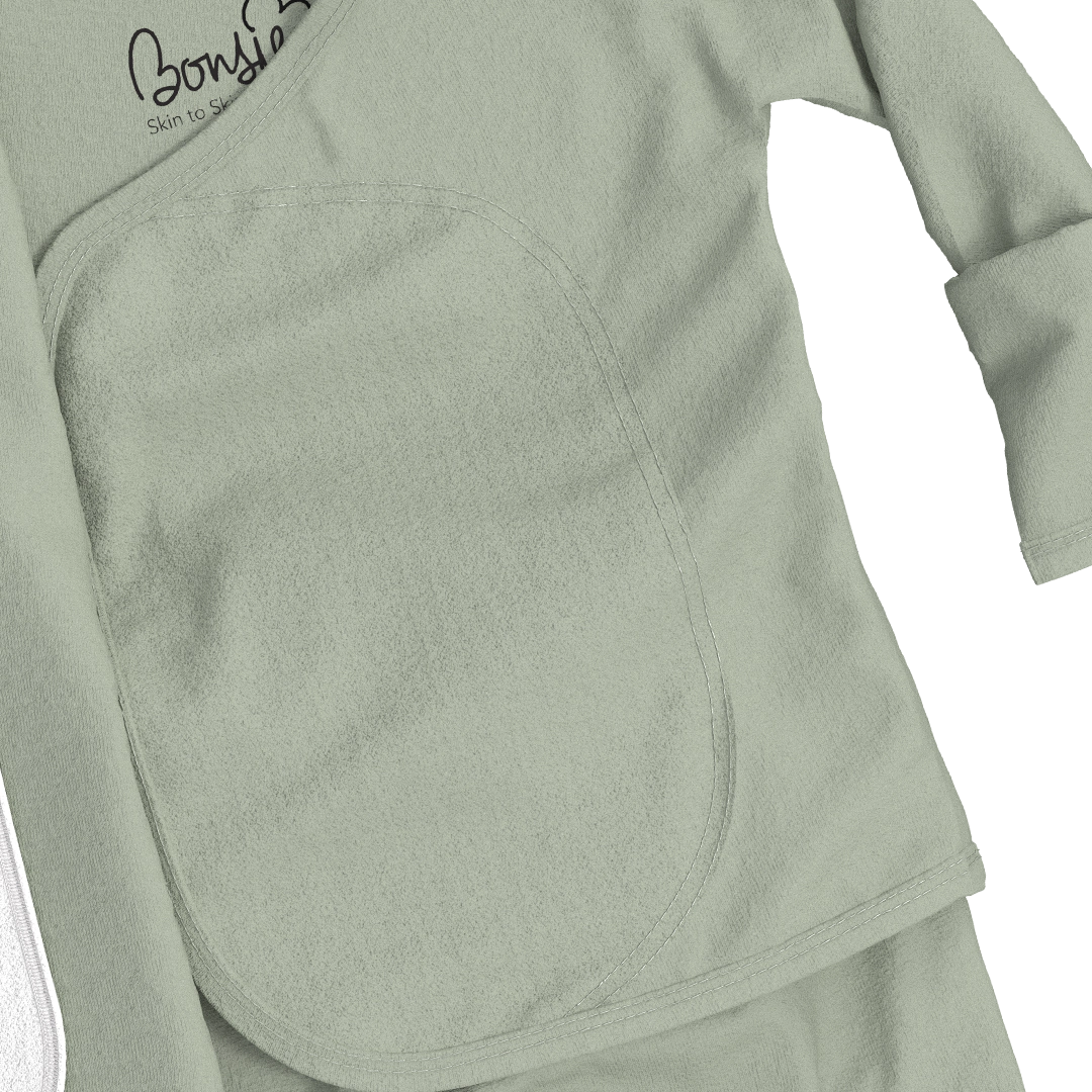 Bonsie Footie Avocado - Skin-to-Skin Baby One-Piece
