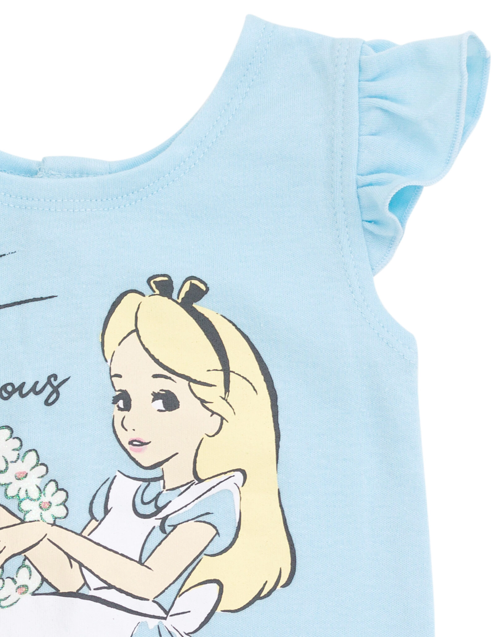 Disney Girls' Sleeveless Romper and Headband Set