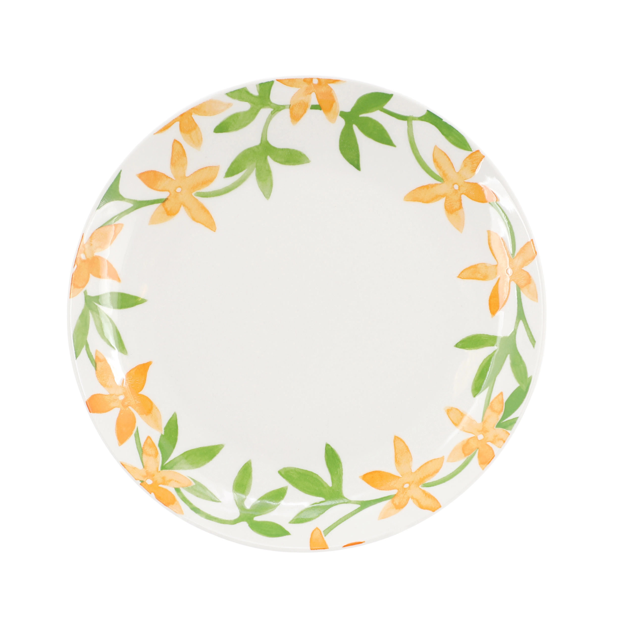 Gibson Home Surrey Hill 12 Piece Round Fine Ceramic Dinnerware Set in White