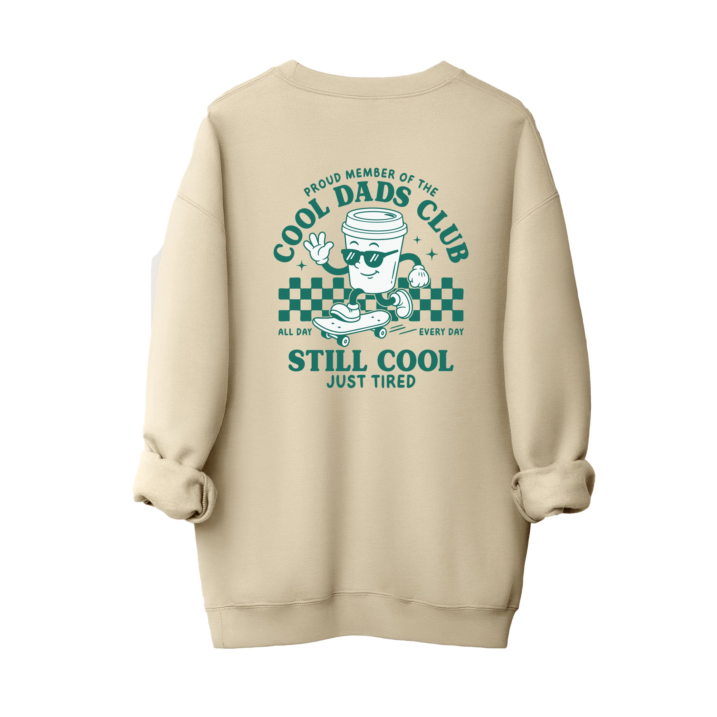 Simply Sage Market - Men's Graphic Sweatshirt Cool Dads Club Coffee
