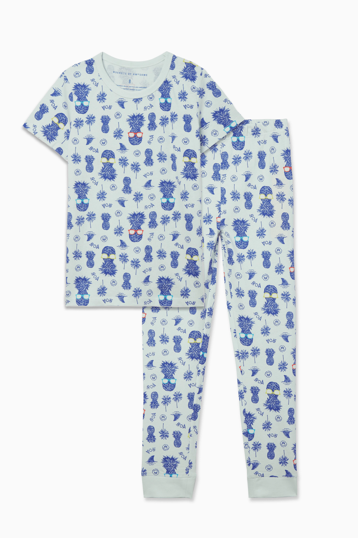 Rockets of Awesome Cool Pineapple PJ Set for Boys