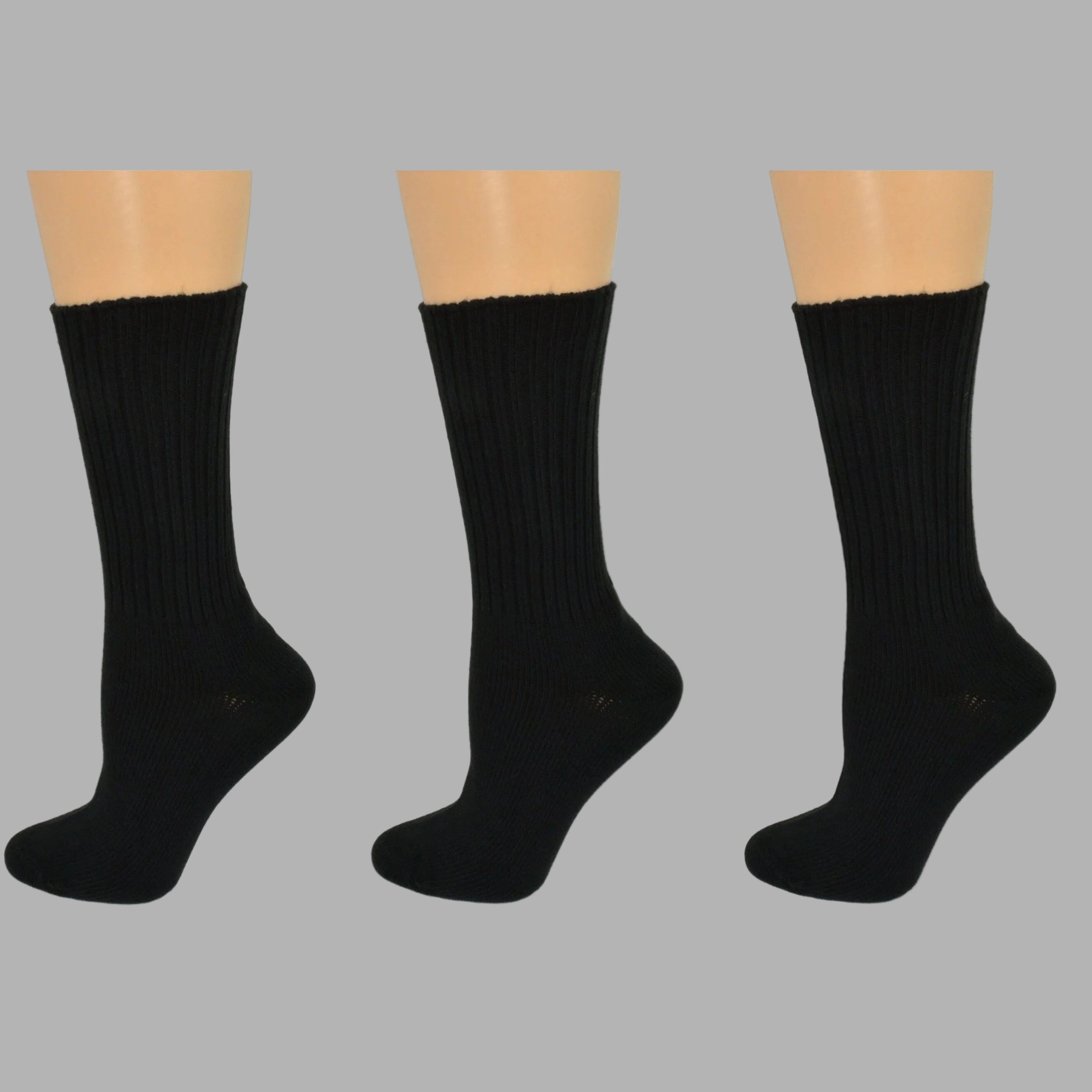 Wear Sierra Women's Cotton Crew Socks 3 Pack