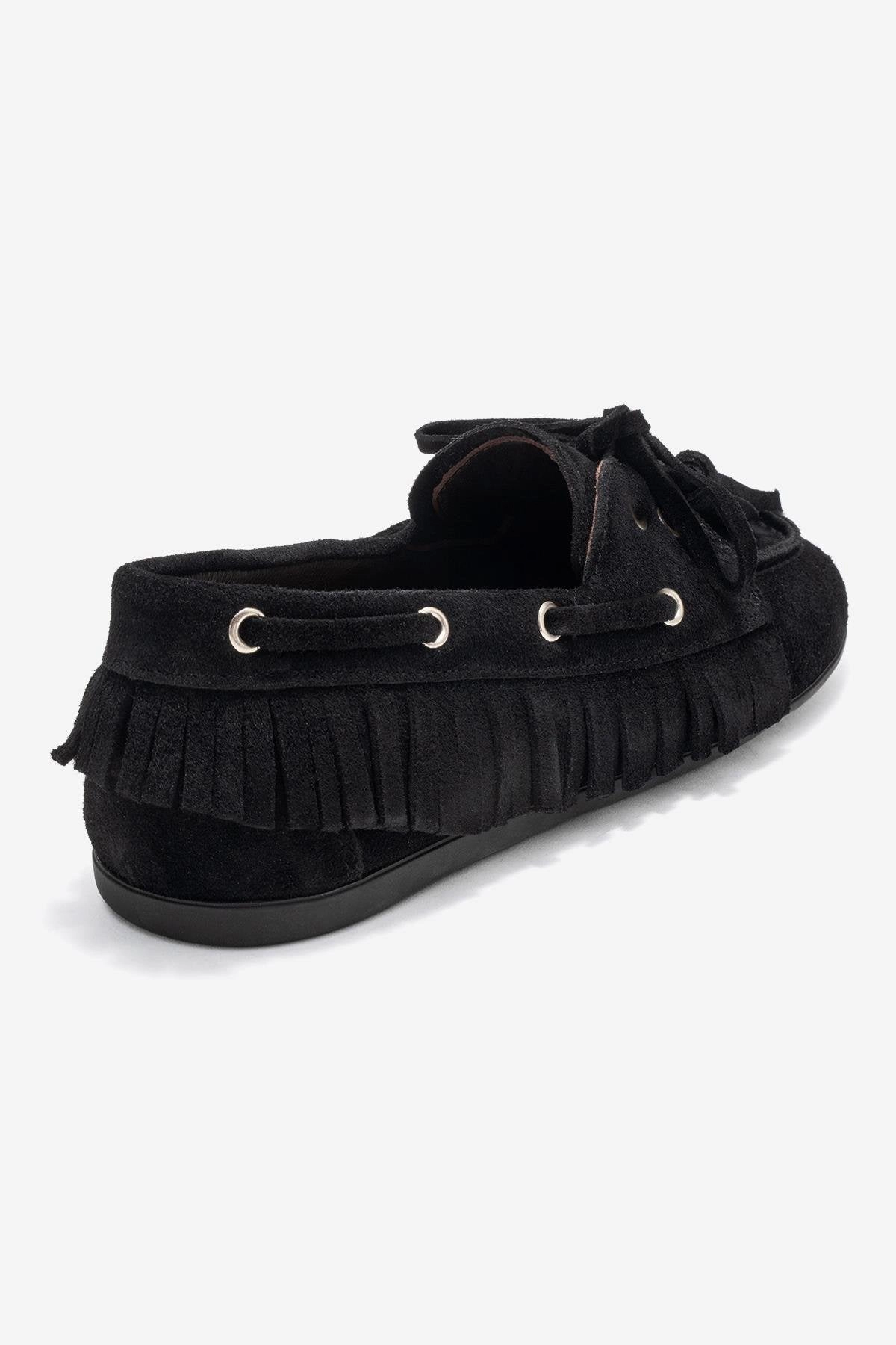 Forever & Always Womens Fenora Leather Tassel Loafers