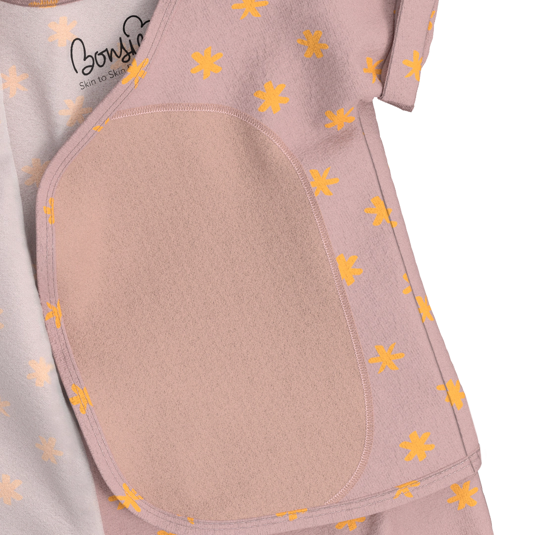 Bonsie Footless Short Sleeve Romper - Galaxy Gleam