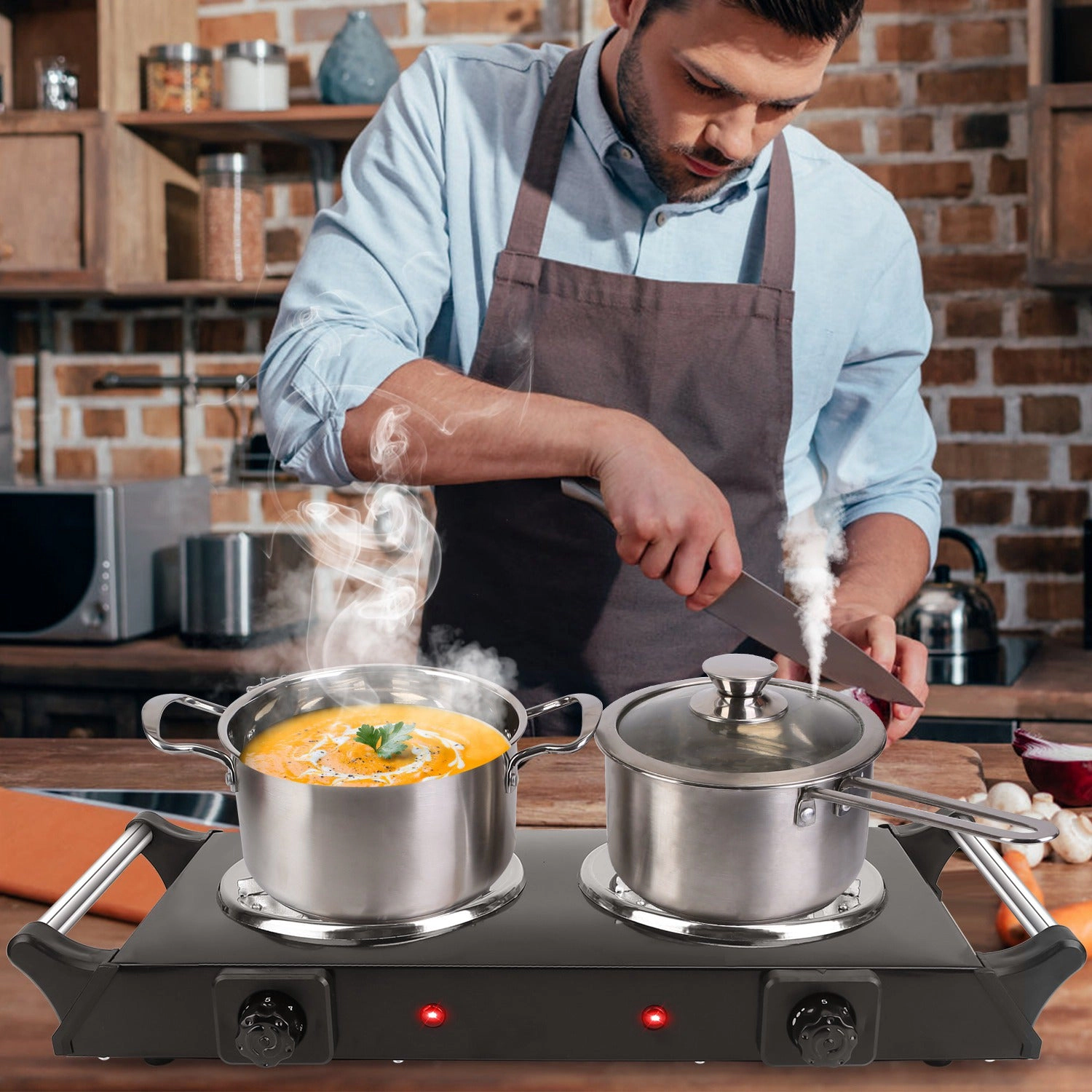 IMounTEK Unisex 2000W Dual Burner Hot Plate