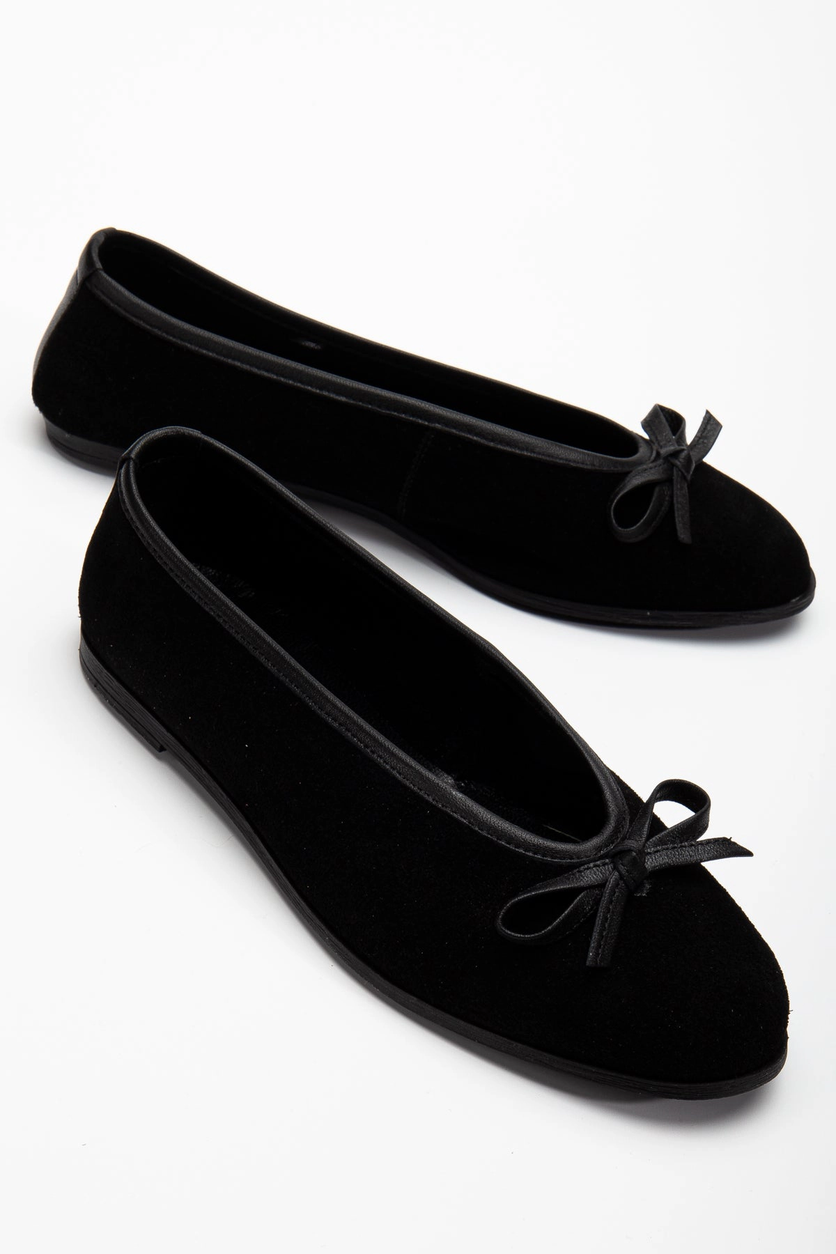 Forever & Always Womens Freya Leather Ballerina Flats