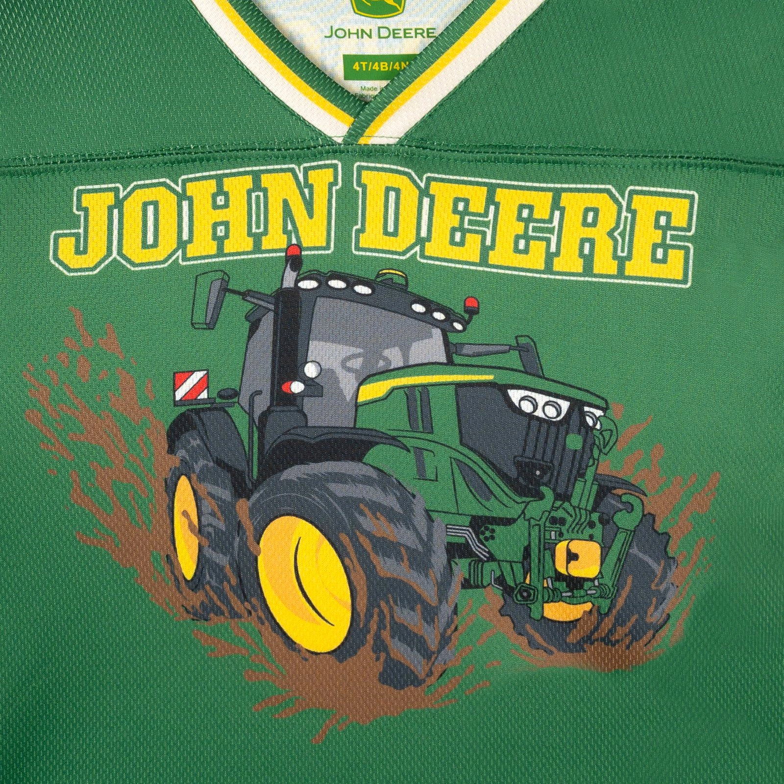 John Deere Boys' Athletic Football Long Sleeve T-Shirt