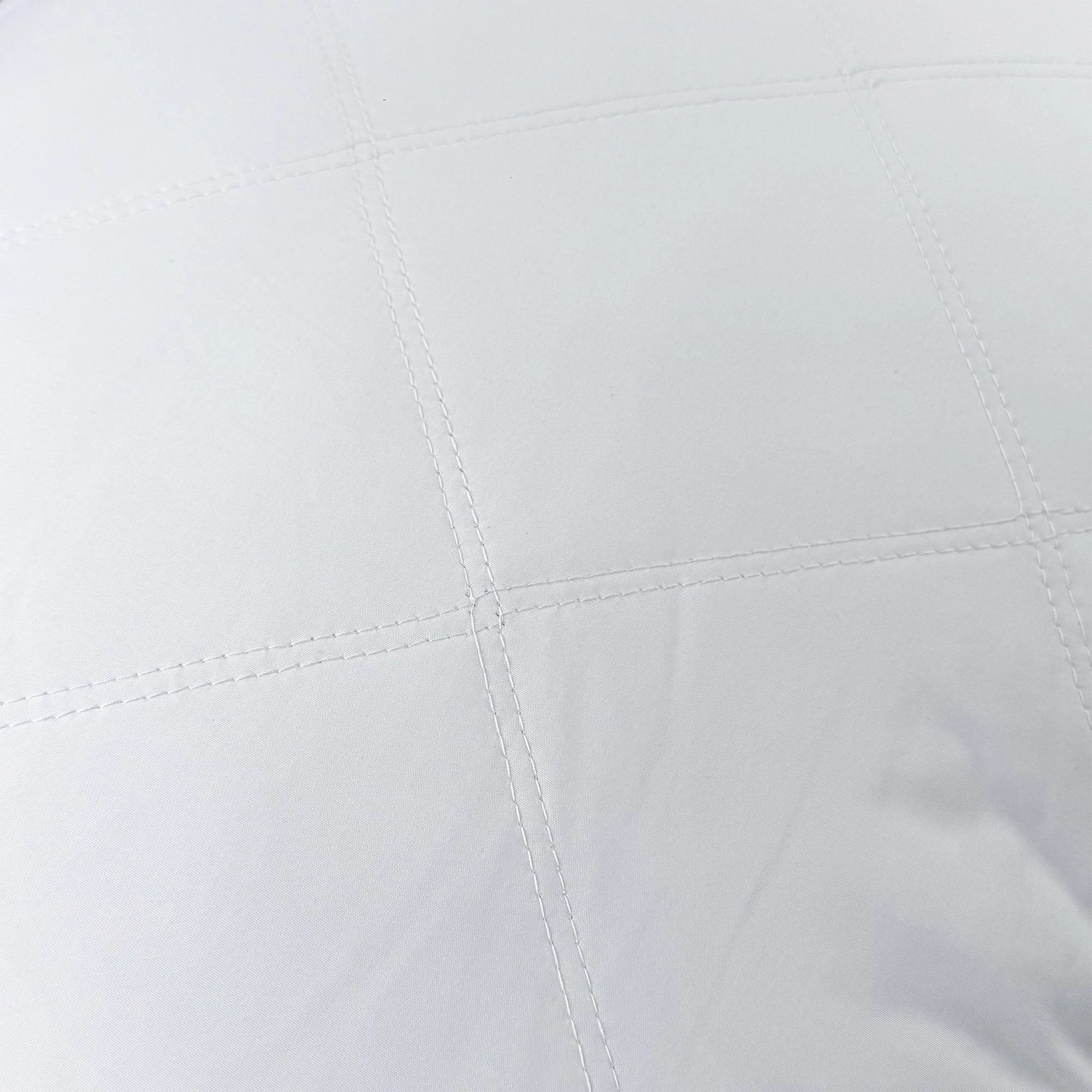 PeaceNest Goose Feather Bed Pillows with Diamond Quilting,Medium-Firm Support,Set of 2