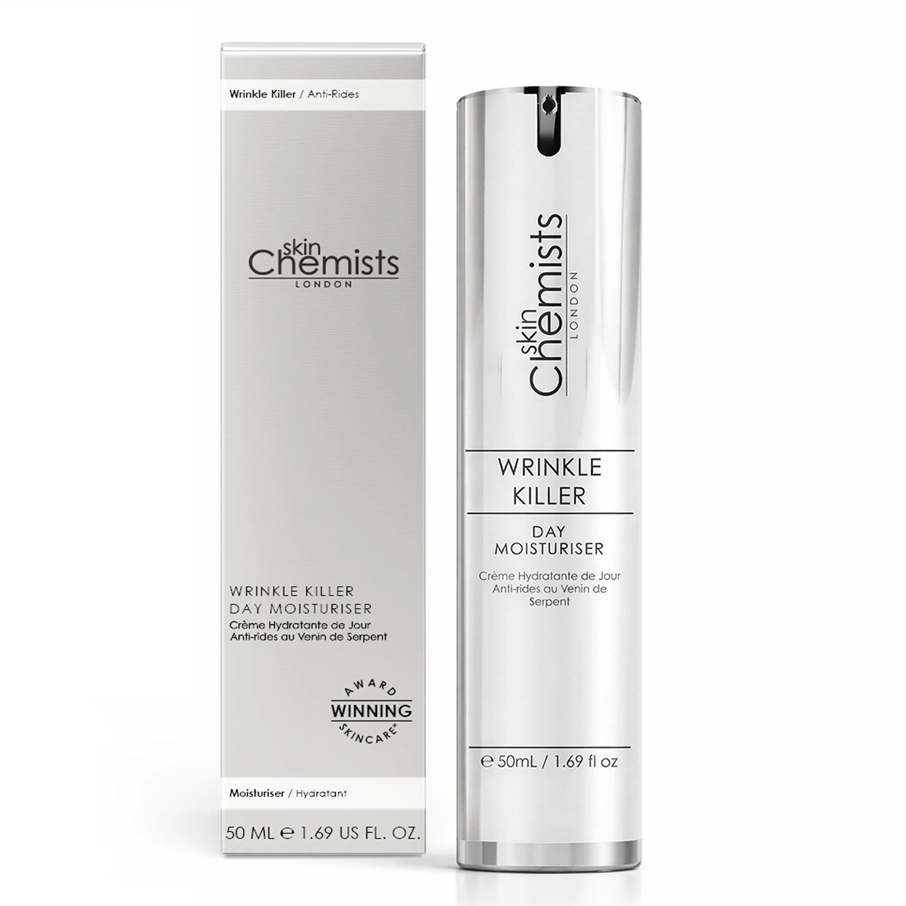 skinChemists Wrinkle Killer Day Moisturiser 50ml - Firming, Smoothing, Hydrating