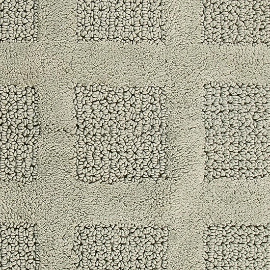 Square Honeycomb 100% Cotton Reversible Bath Rug by Knightsbridge