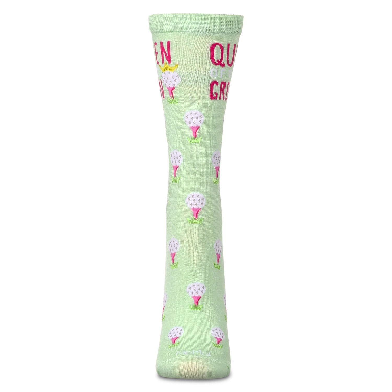 MeMoi Women's Queen Of The Green Rayon From Bamboo Crew Socks