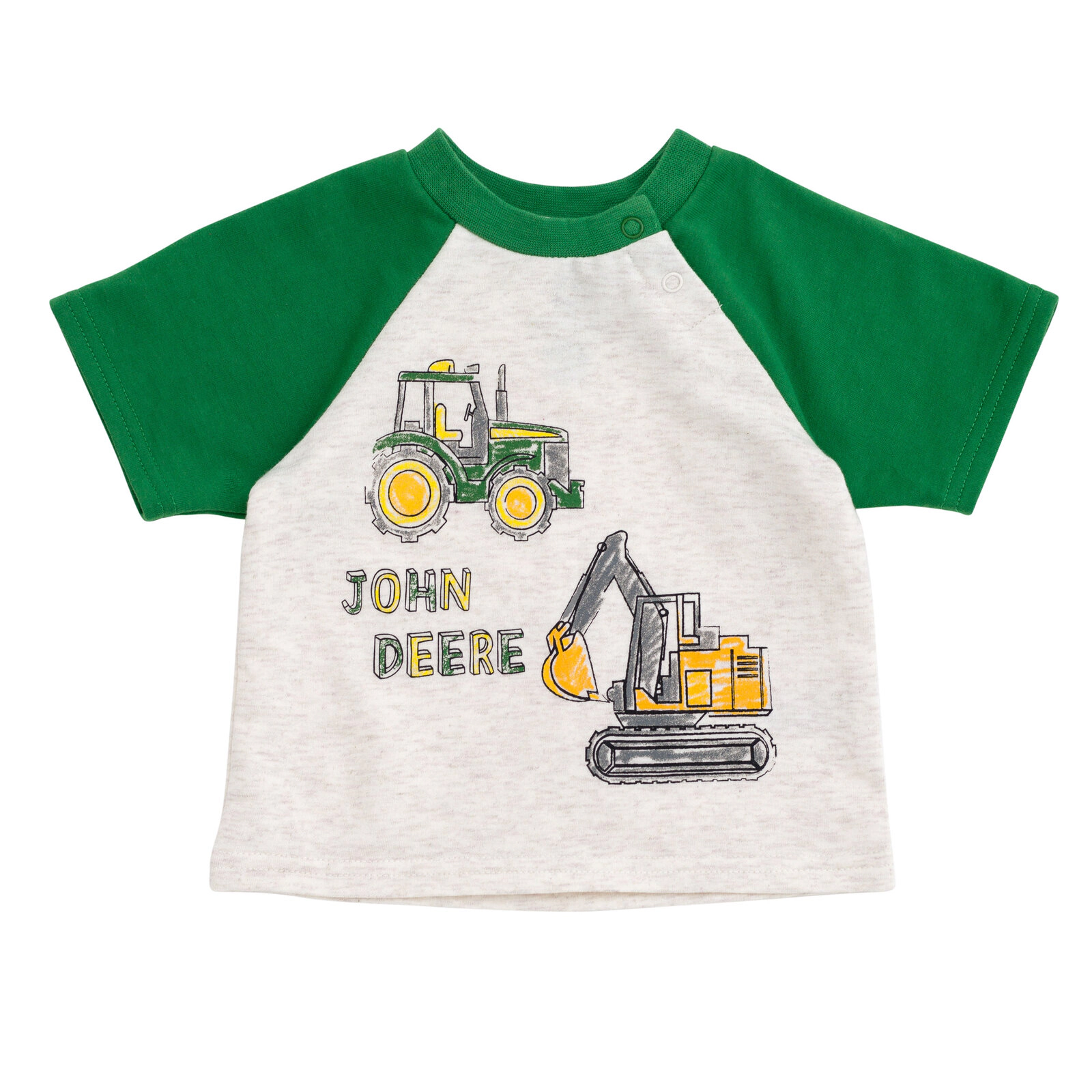 John Deere Baby Boys' 2-Piece T-Shirt and Shorts Set