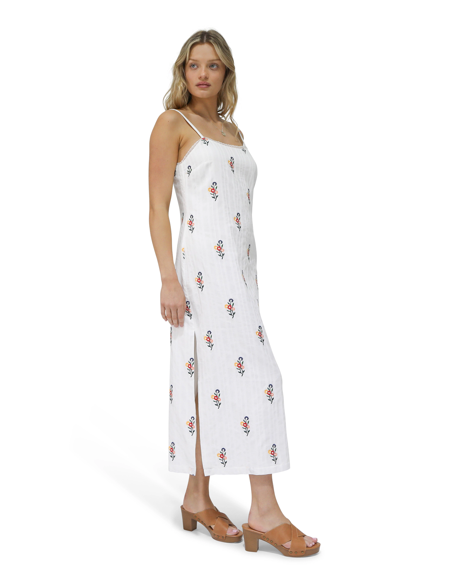 Belle & Bloom Womens She Blooms Floral Midi Dress