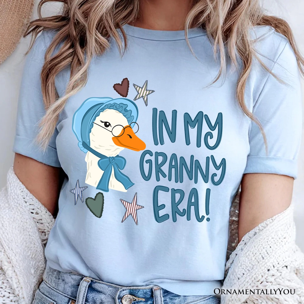 OrnamentallyYou Womens My Granny Era Goose T-Shirt