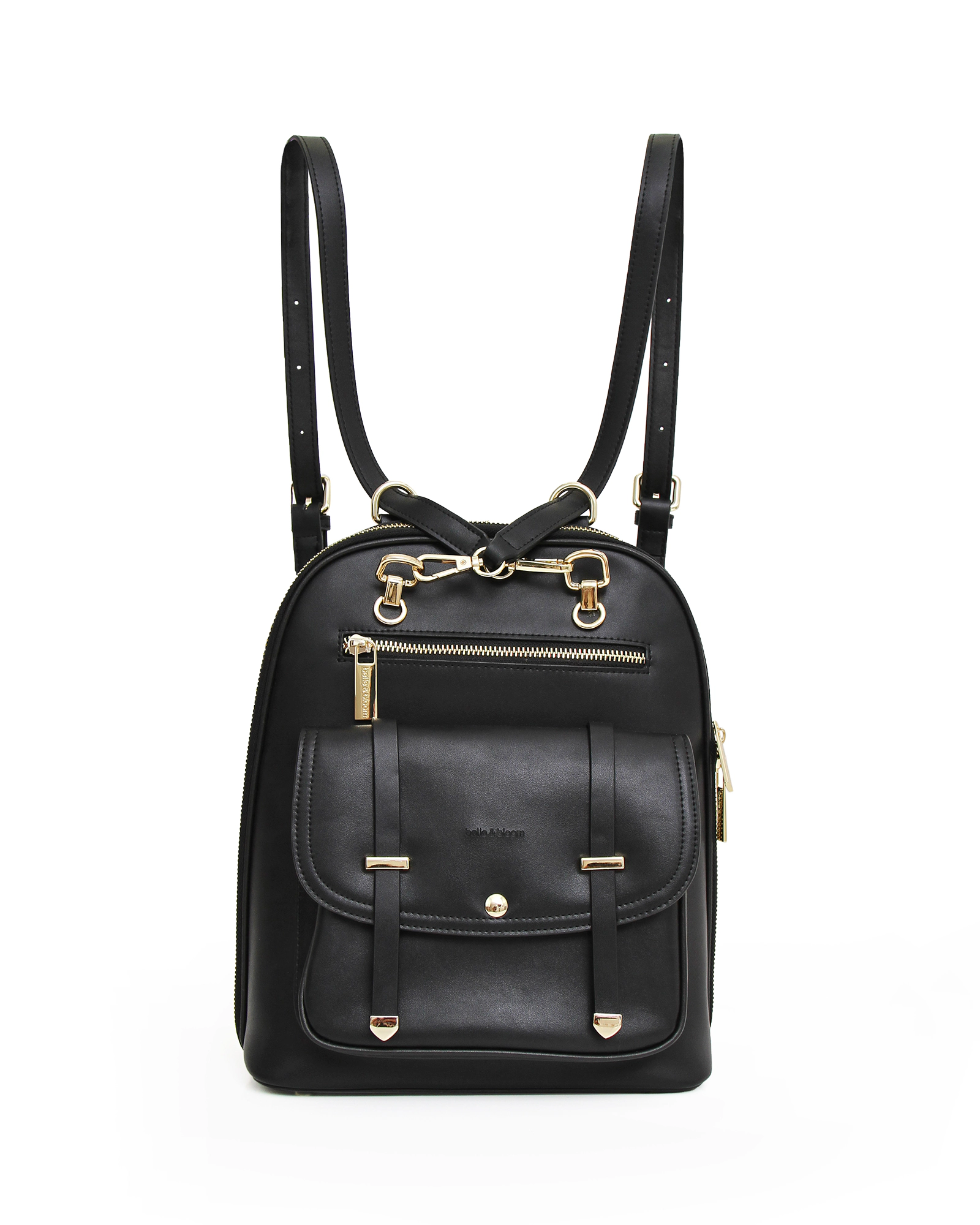 Belle & Bloom Womens 5th Ave Leather Backpack