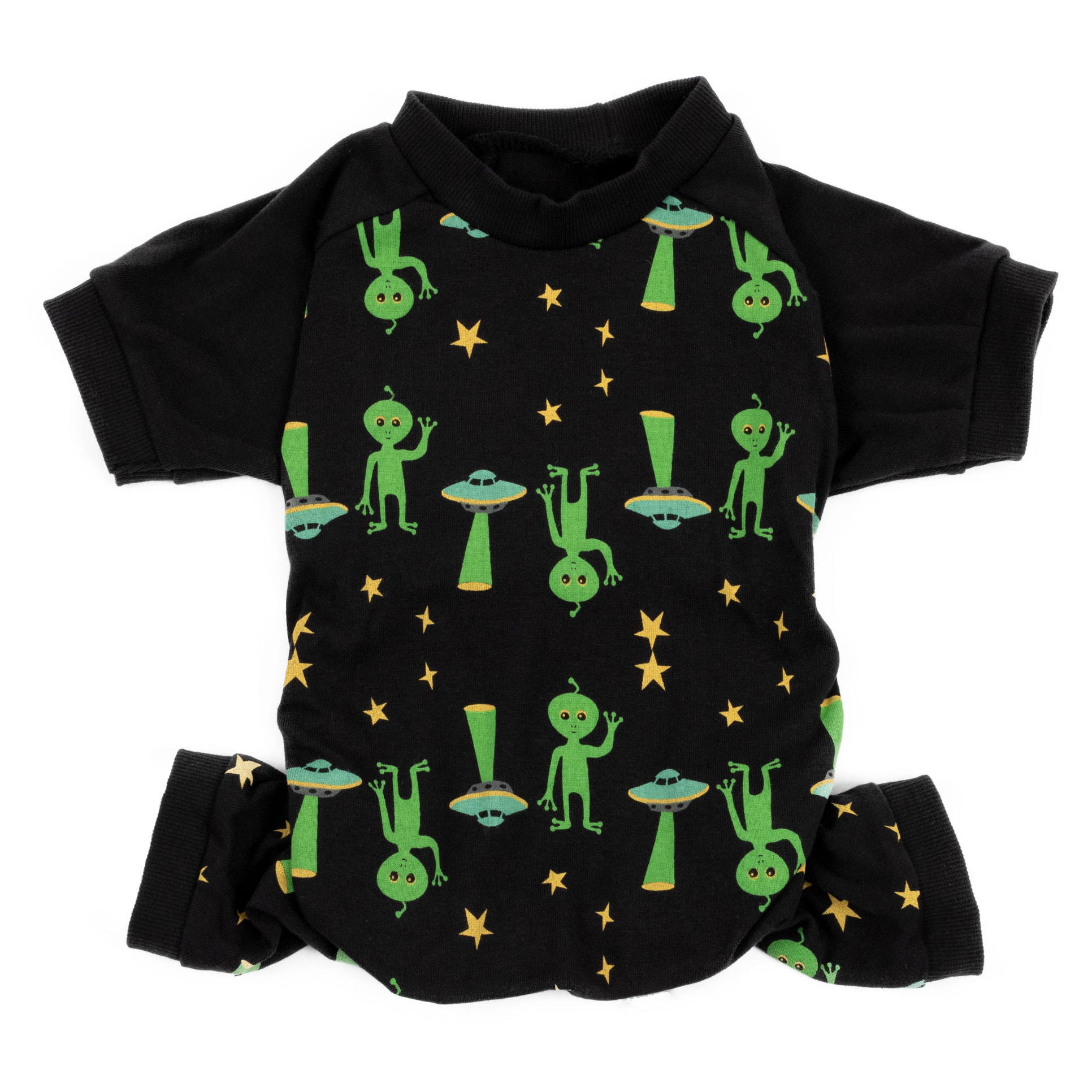 Leveret Dog Cotton Alien Halloween Pajamas