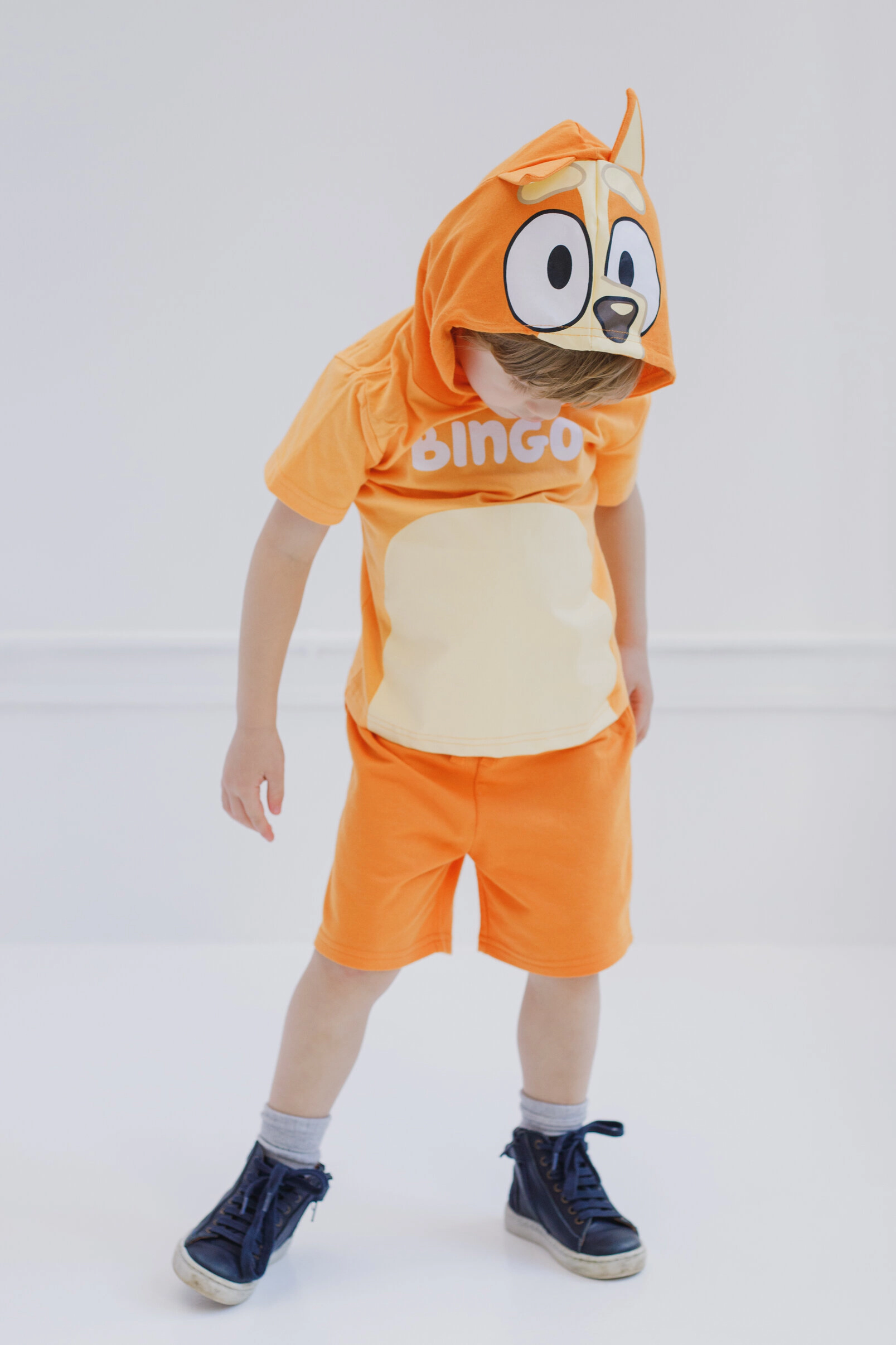 Bluey Cosplay Hooded T-Shirt and Shorts Set