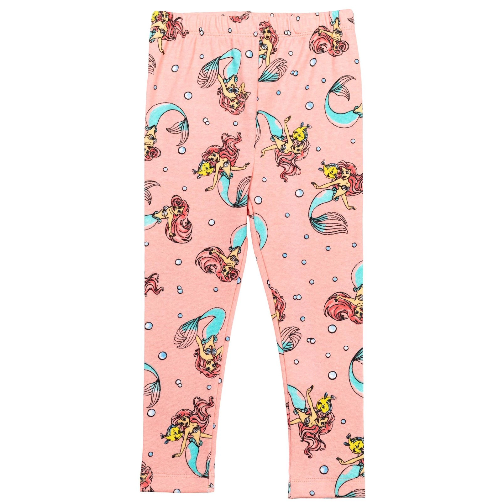 Disney The Little Mermaid Princess Ariel Girls' Glitter T-Shirt and Leggings Set