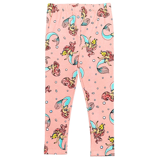 Disney The Little Mermaid Princess Ariel Girls' Glitter T-Shirt and Leggings Set