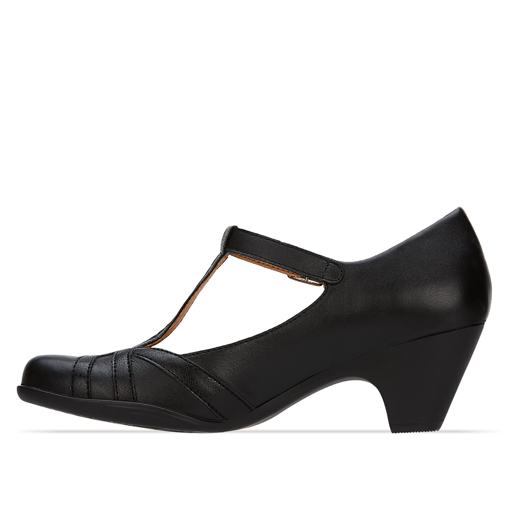 Andrea Leather Pumps Buckle Closure
