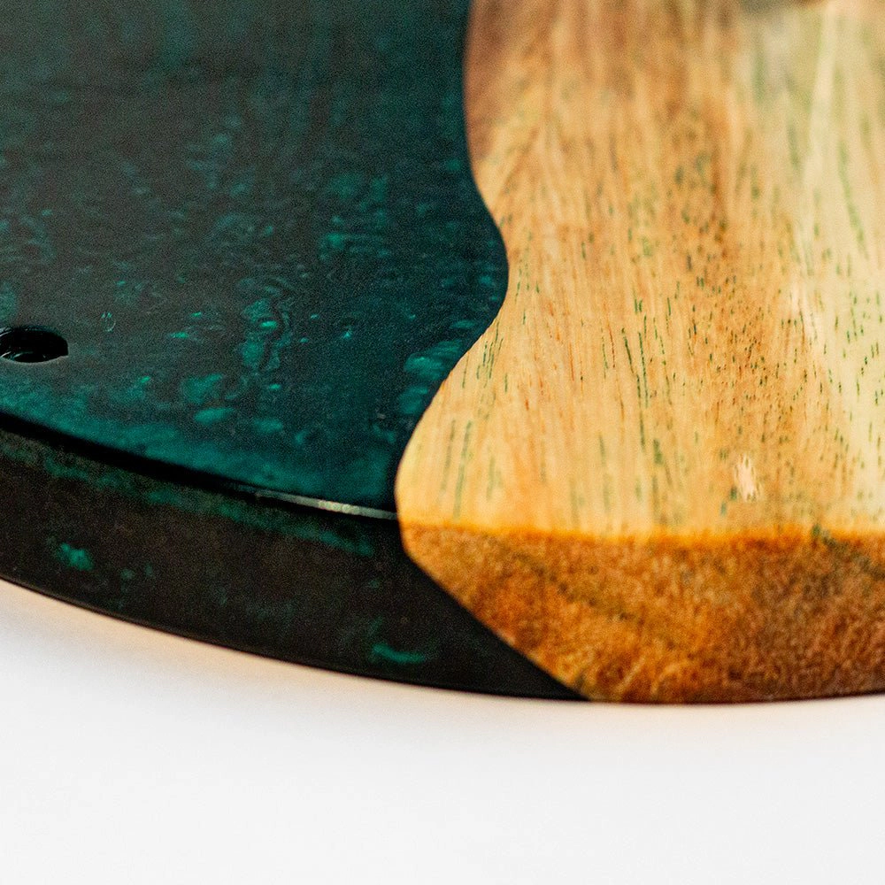 Elakai  One of a Kind Epoxy Resin Live-Edge Wood Hook and Ring Toss Game
