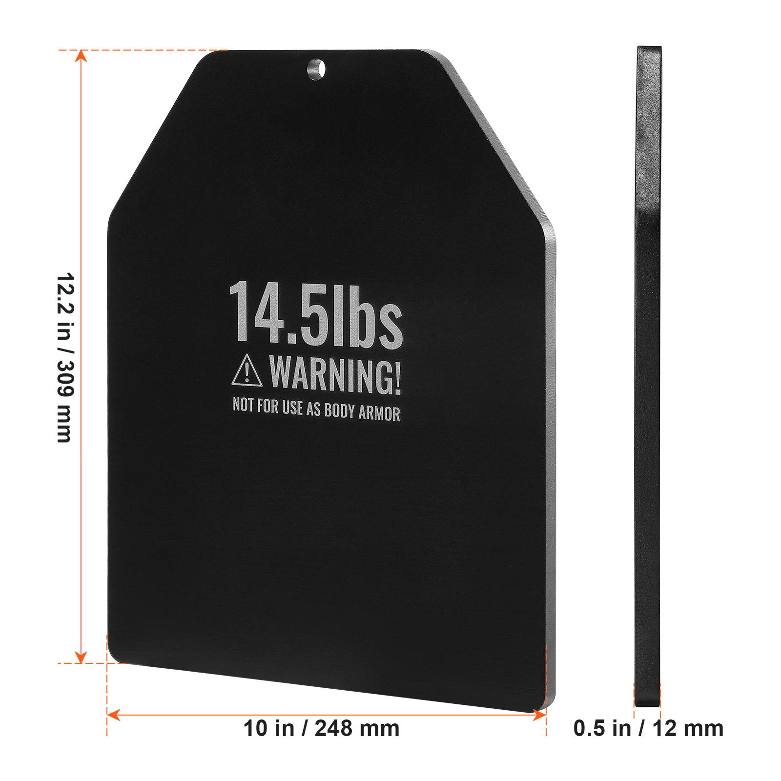 HONGGE Weight Vest plates Pairs Premium Steel Weighted Contoured Ergonomic Fit – WODs Additional for