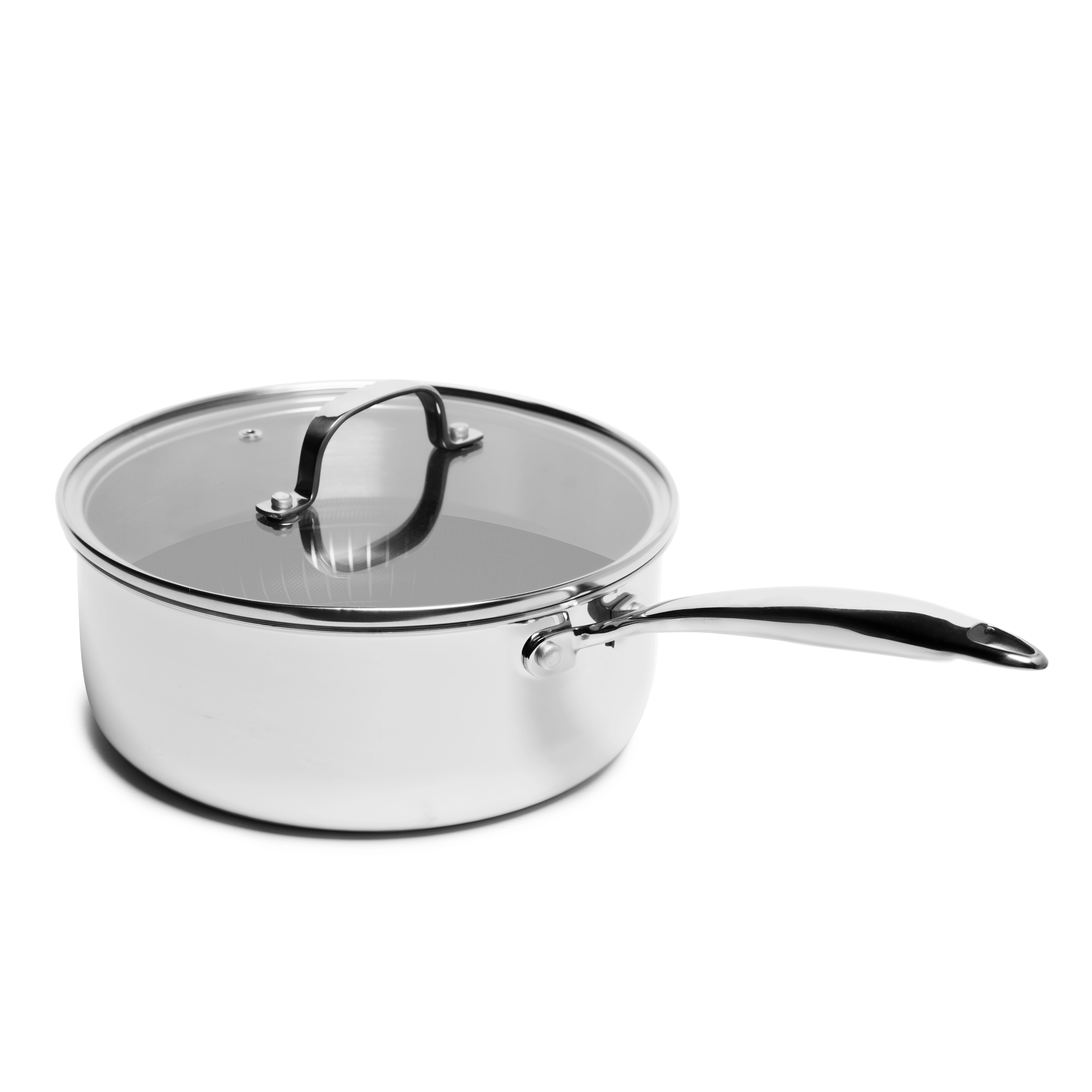 Lexi Home Premium 7-Piece Tri-Ply Stainless Steel Nonstick Cookware Set, Induction & Oven Safe