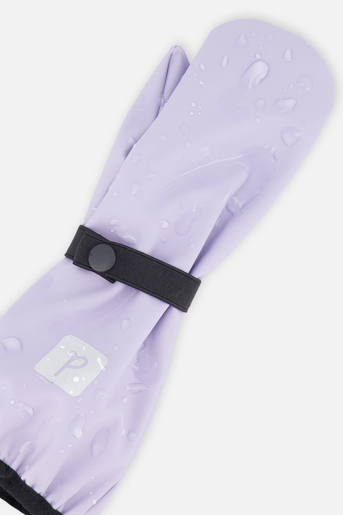 Deux par Girls Extended Cuff Rain Mittens with Adjustable Wrist