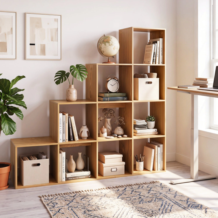 Hivvago 4-Tier Bookshelf with 2 Anti-Tipping Kits for Home Office