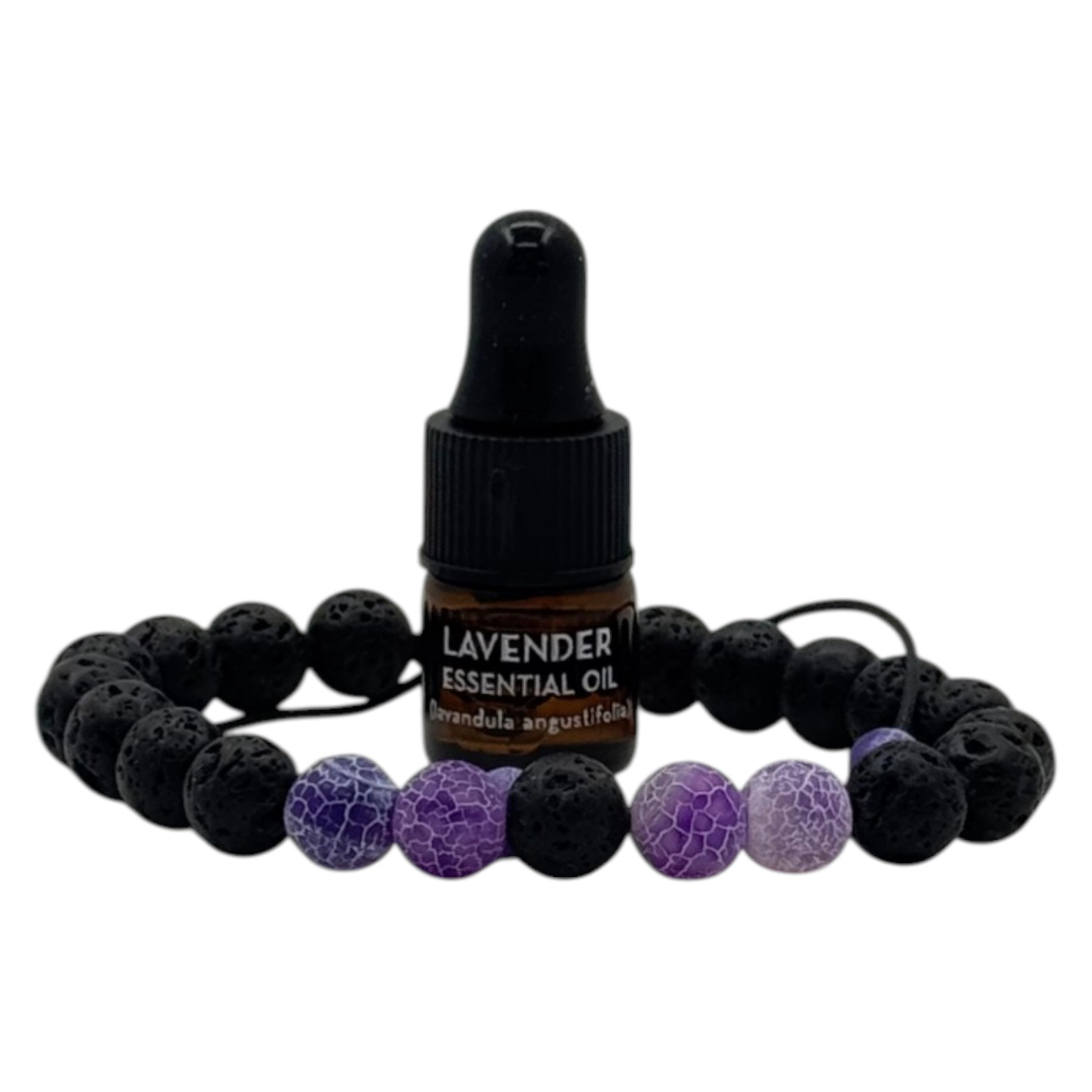 Plantlife Aromatherapy Bracelet Gift Set with 1 ml Lavender Essential Oil