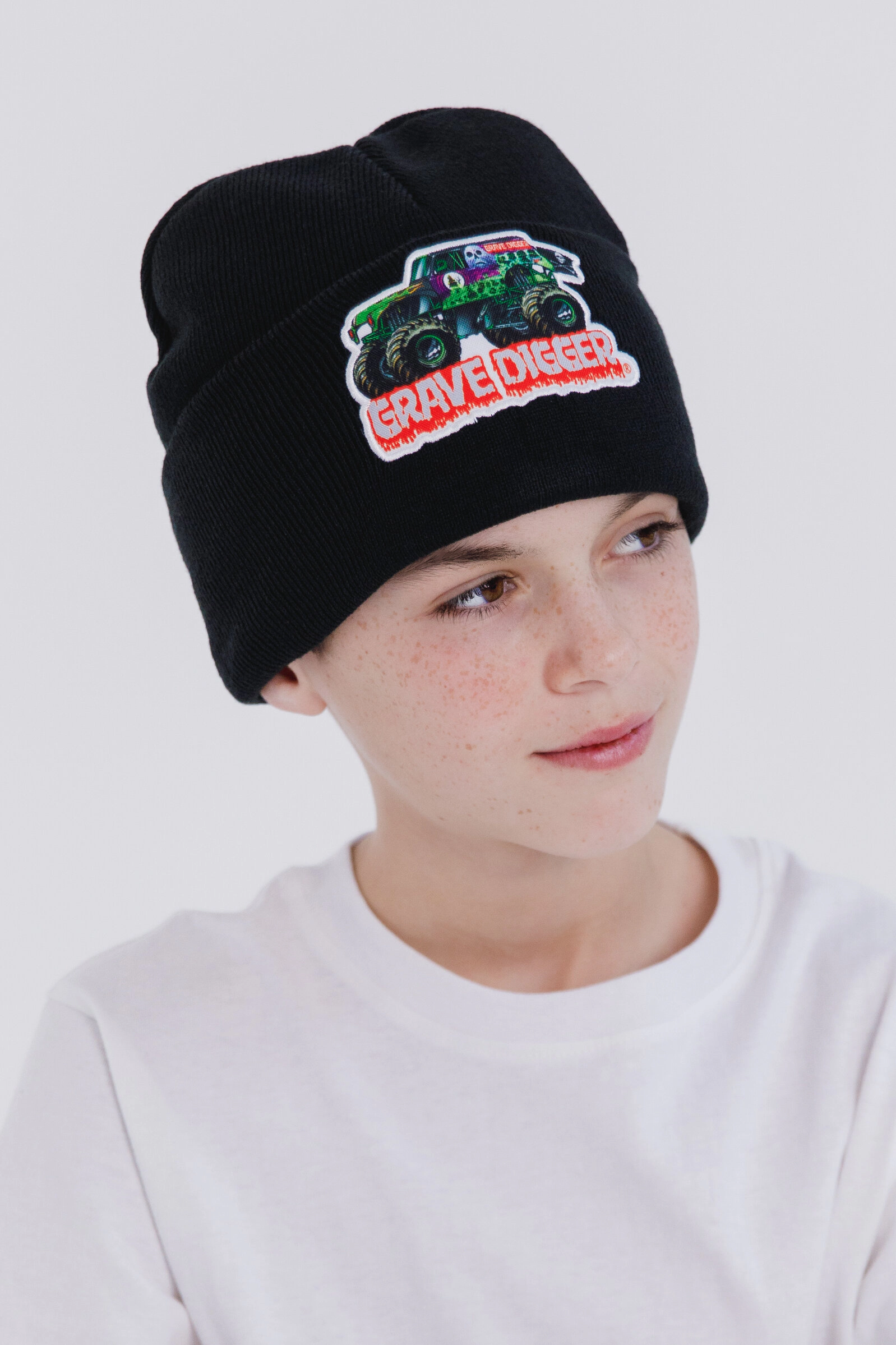 Monster Jam Grave Digger Boys' Beanie