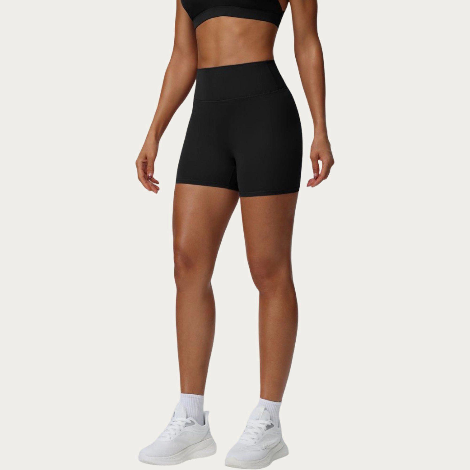 Anna-Kaci Women's High Waist Biker Shorts with Smooth Stretch Knit Fabric