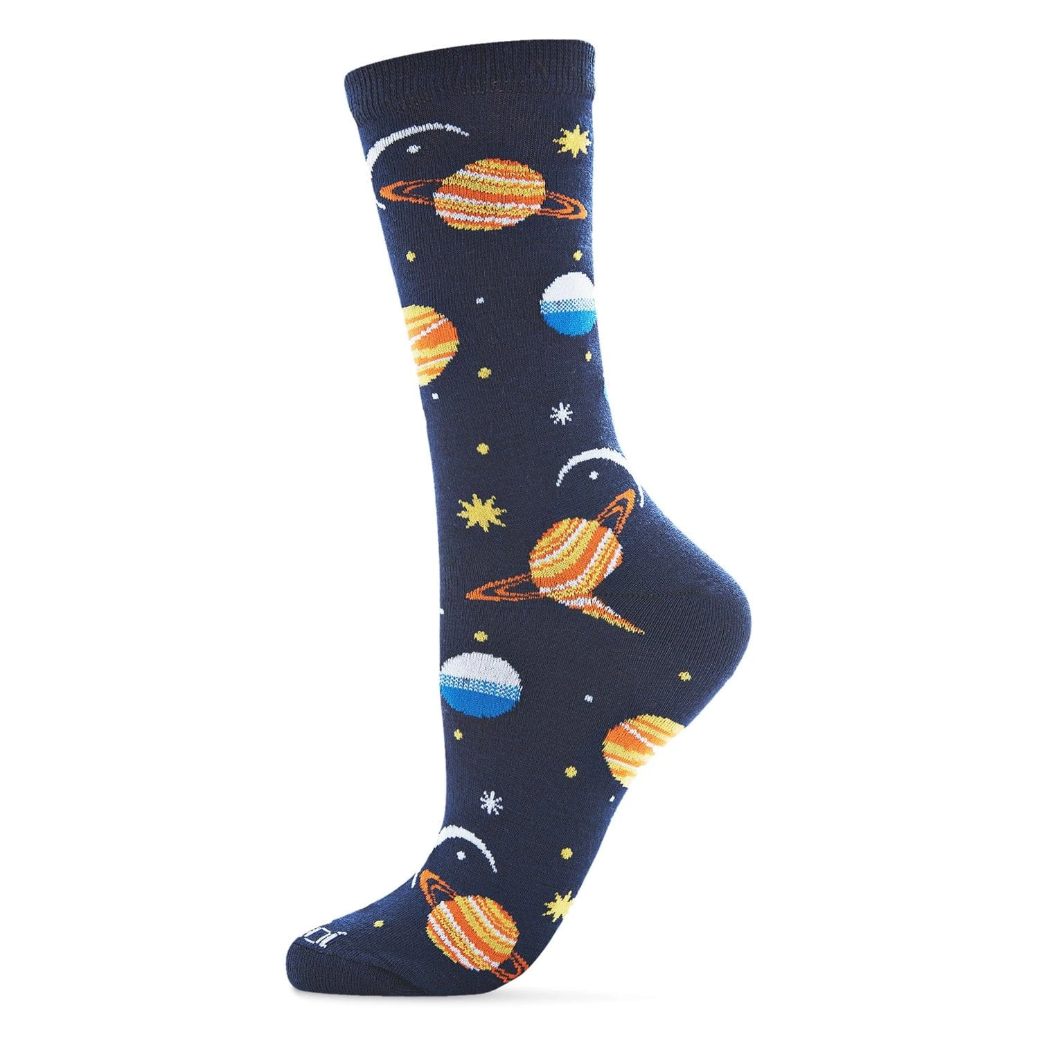MeMoi Planetarium Bamboo Blend Novelty Crew Socks