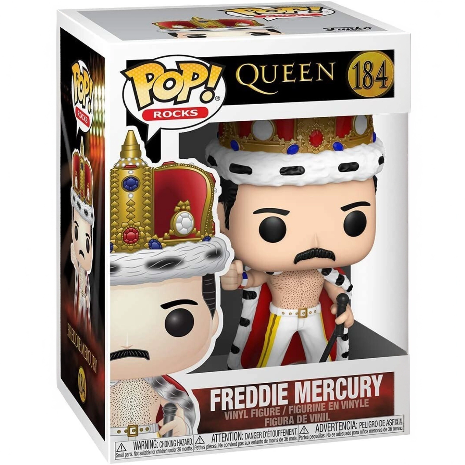 Funko Pop! Queen: Freddie Mercury Crowned #184