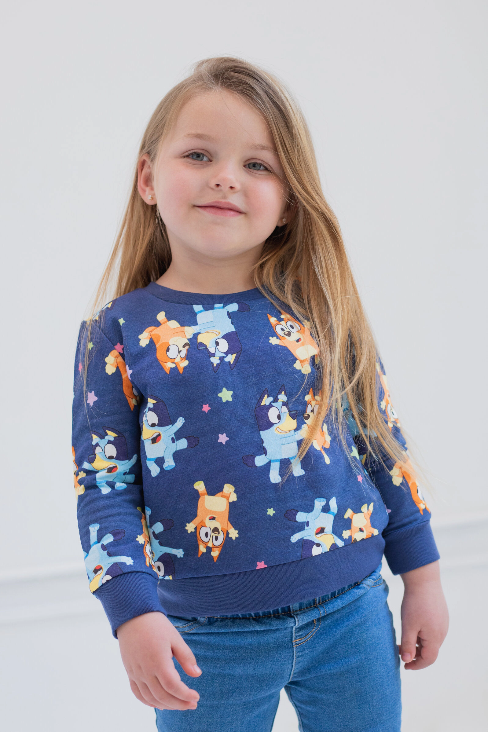 Bluey Girls' Loungewear Sweatshirt