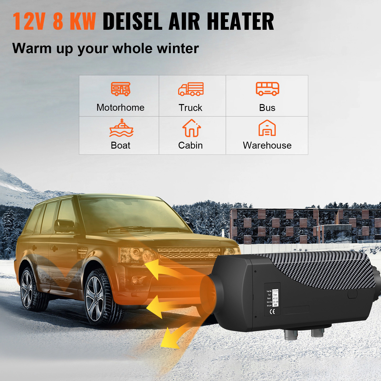 HONGGE Diesel Air Heater with LCD