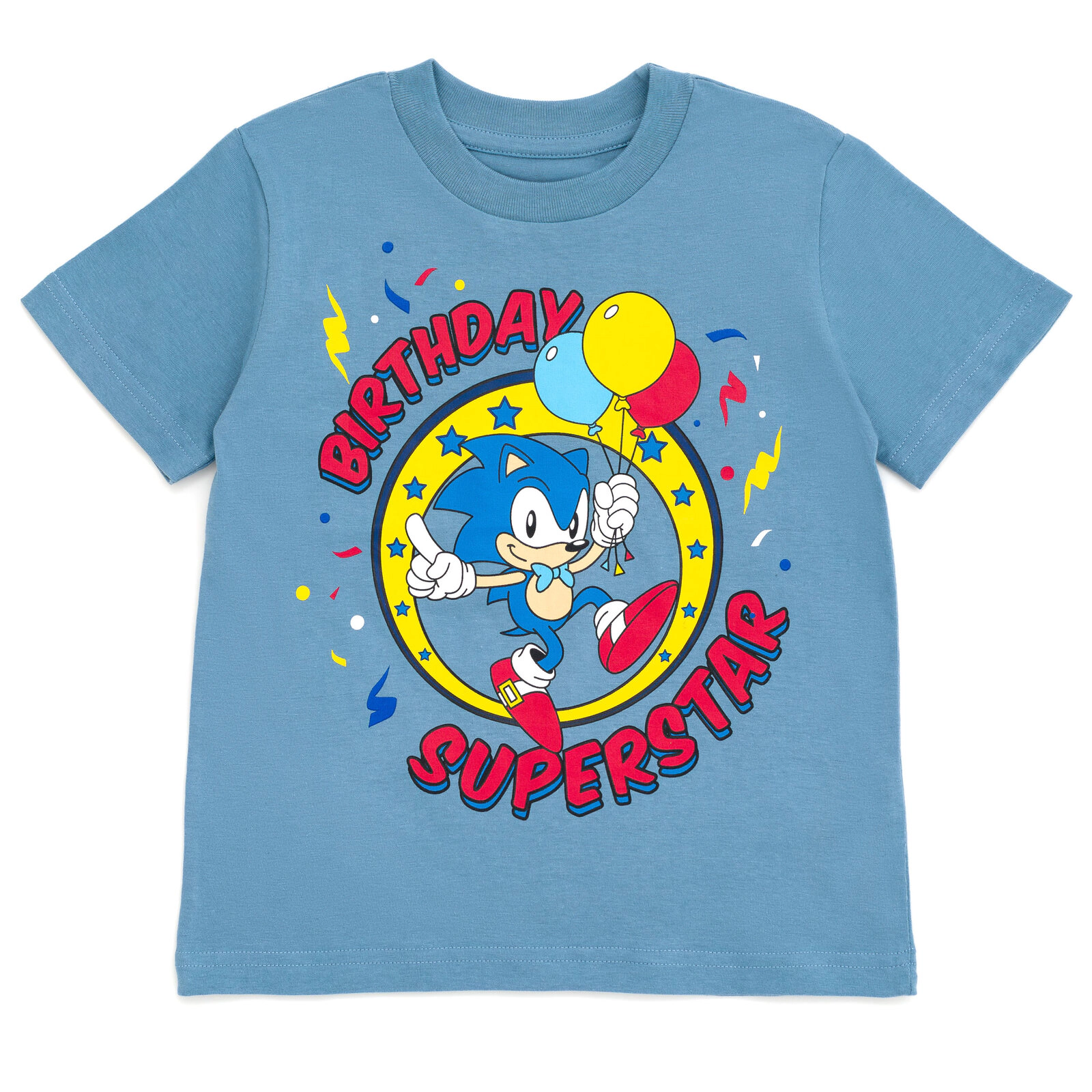 SEGA Sonic the Hedgehog Boys' Short Sleeve T-Shirt