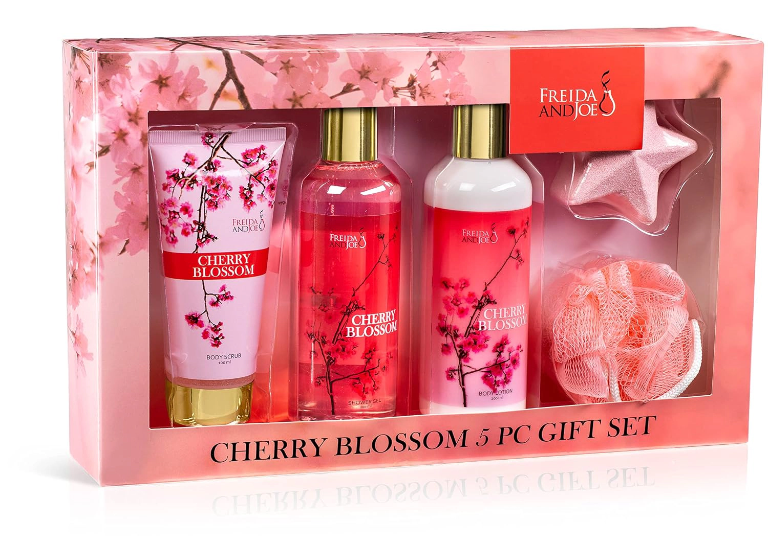 Freida and Joe Womens Fragrance Bath & Body Collection Gift Box (cherry Blossom)