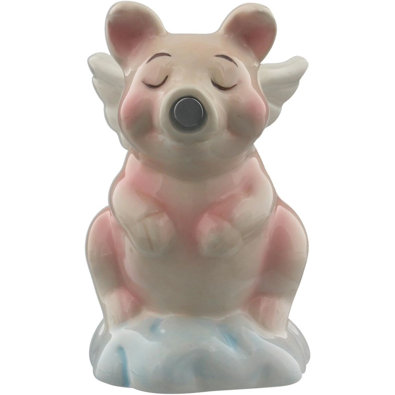 Pacific Giftware When Pigs Fly Hog Heaven Magnetic Ceramic Salt and Pepper Shaker Set
