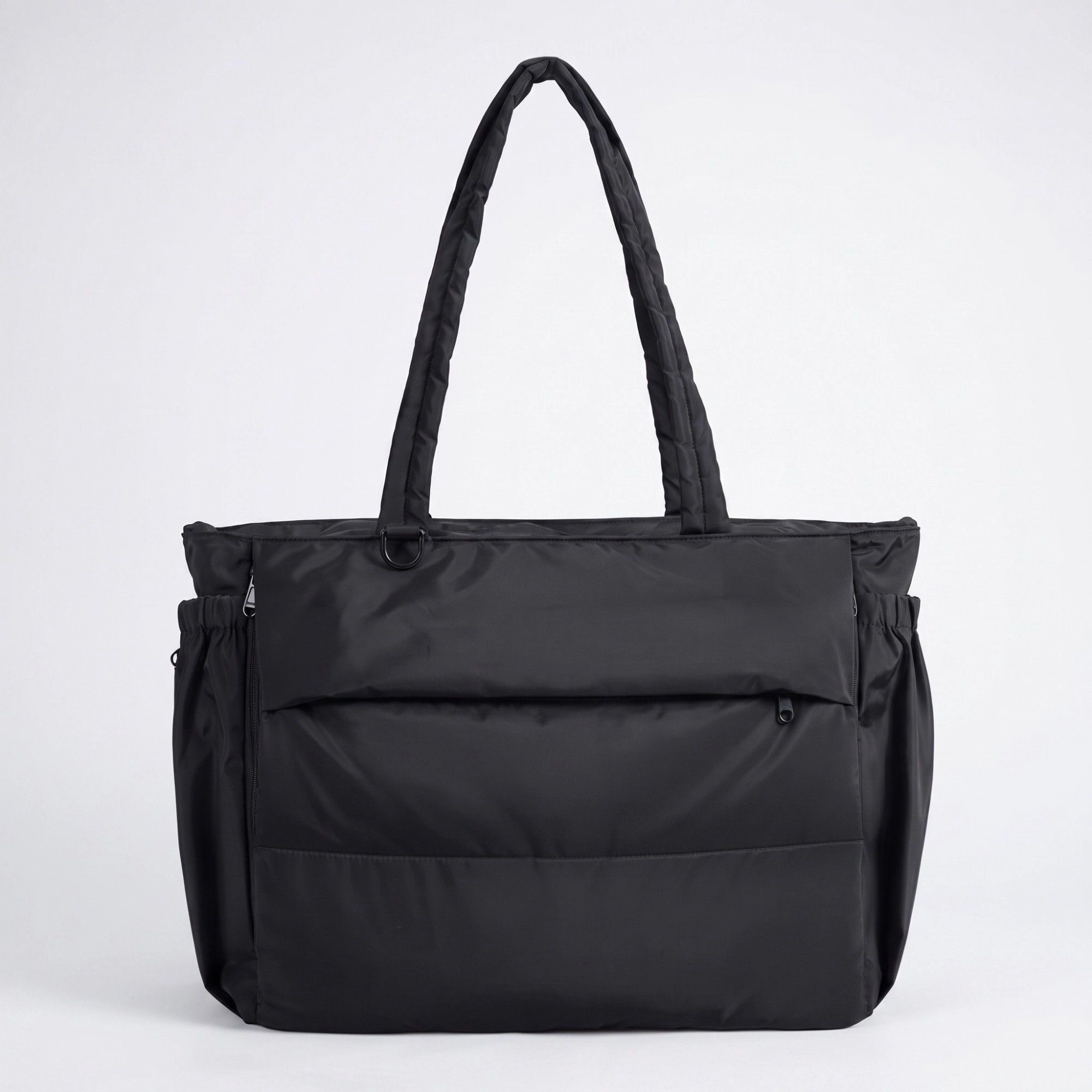 Alilang Women's Oversized Padded Tote Bag with Multi Outer Pockets and Long Shoulder Straps 16.5x6.1x13in