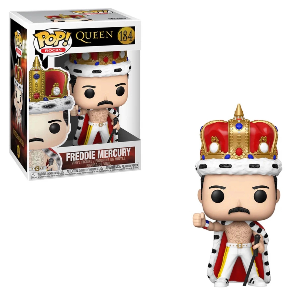 Funko Pop! Queen: Freddie Mercury Crowned #184